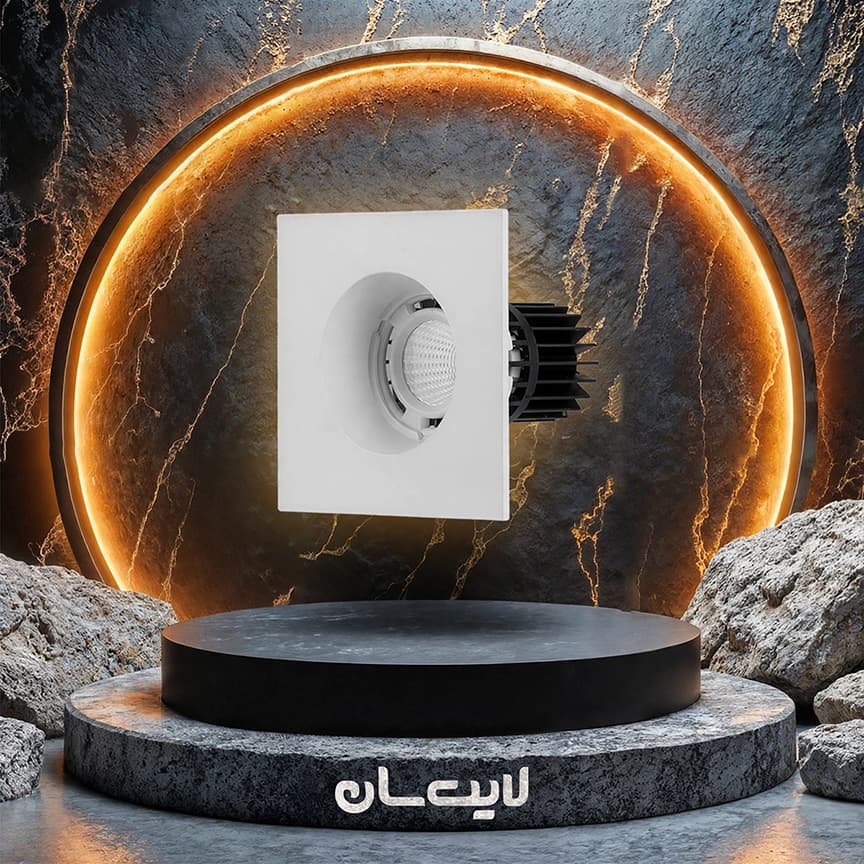 هالوژن دارک لایت پلی کربنات مربع بلان - تصویر 2