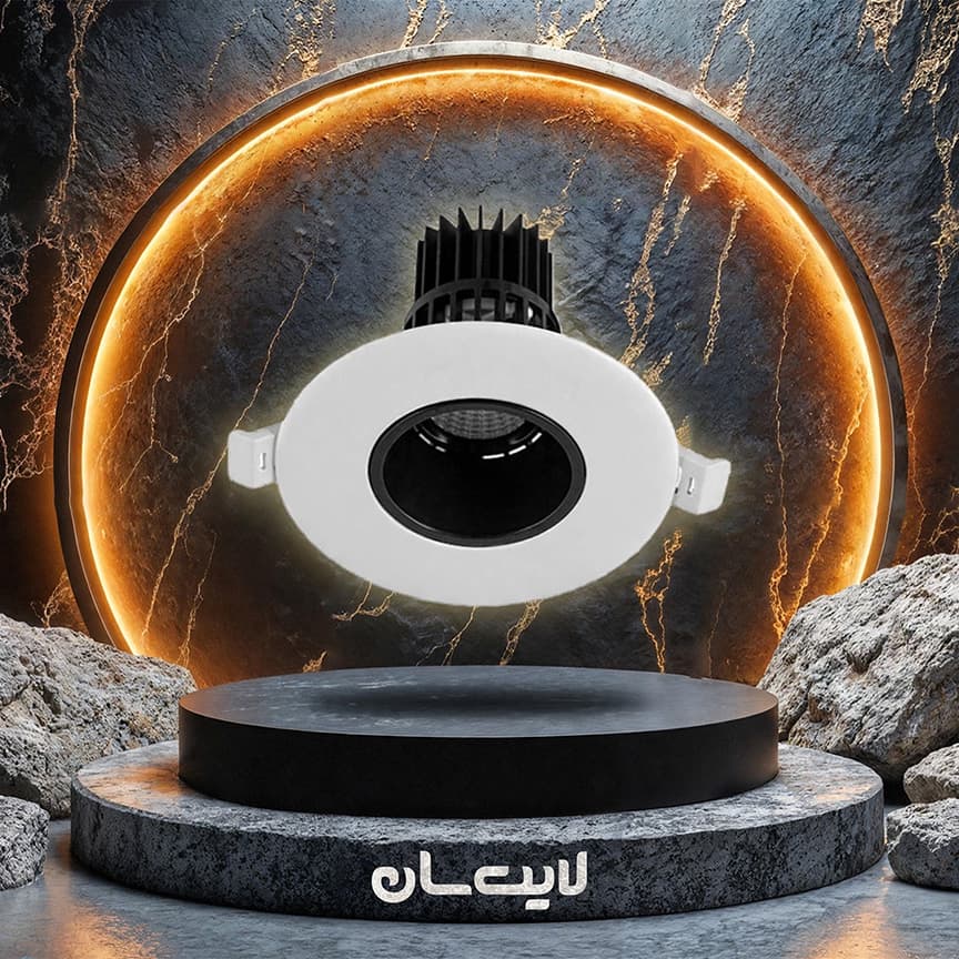 هالوژن دارک لایت ABS فریم متحرک بلان - تصویر 3