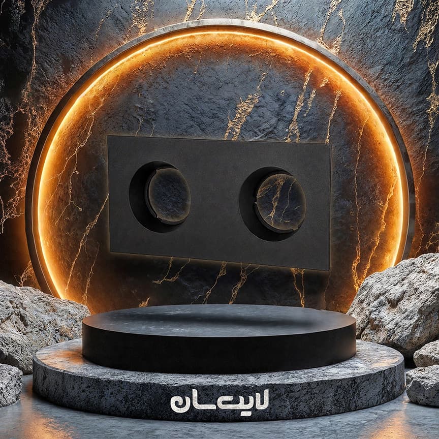 قاب هالوژن دارک لایت پلی کربنات بلان - تصویر 5