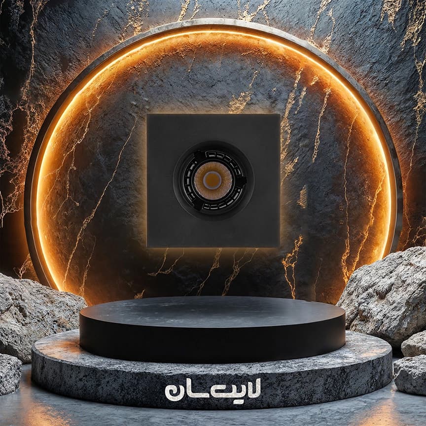 هالوژن دارک لایت پلی کربنات مربع بلان - تصویر 4