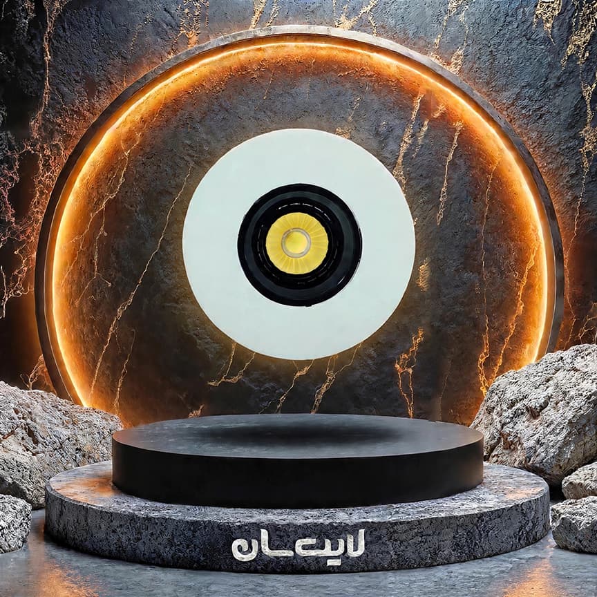 هالوژن دارک لایت ABS فریم متحرک بلان - تصویر 5