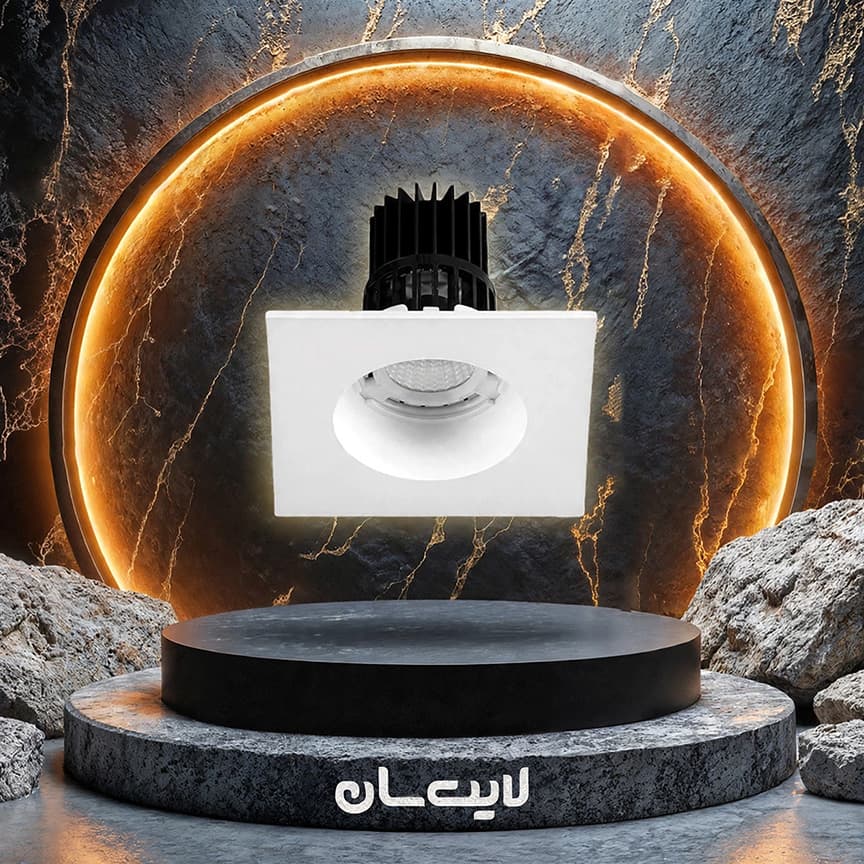 هالوژن دارک لایت پلی کربنات مربع بلان - تصویر 5
