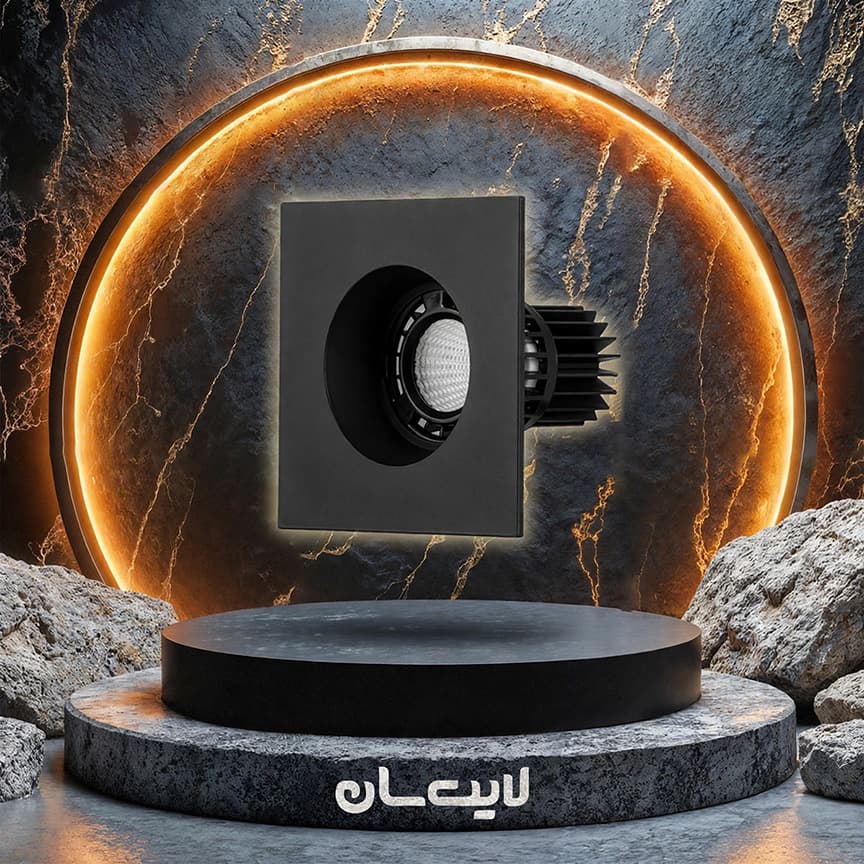 هالوژن دارک لایت پلی کربنات مربع بلان