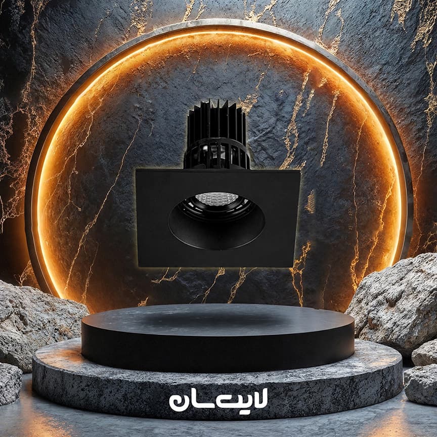 هالوژن دارک لایت پلی کربنات مربع بلان - تصویر 3